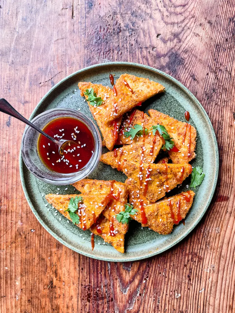 crispy golden tofu